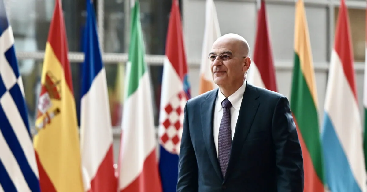 Ο Νίκος Δένδιας στο Συμβούλιο Υπουργών Άμυνας της ΕΕ