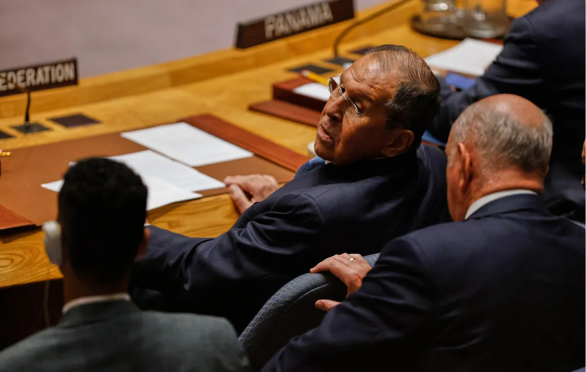 Ο Σεργκέι Λαβρόφ στο Συμβούλιο Ασφαλείας του ΟΗΕ