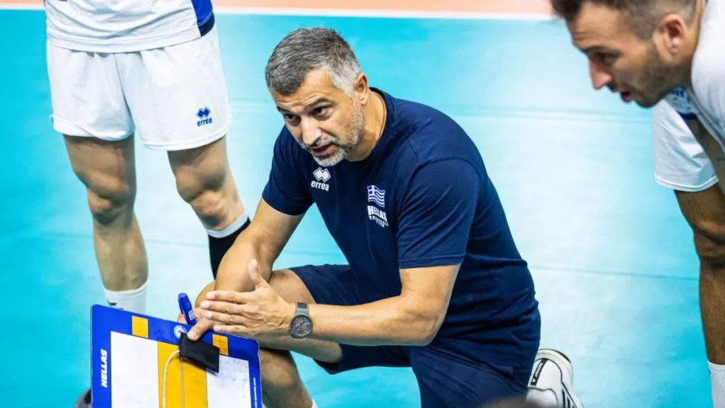 Ο Κώστας Χριστοφιδέλης προπονητής της Εθνικής βόλεϊ ανδρών