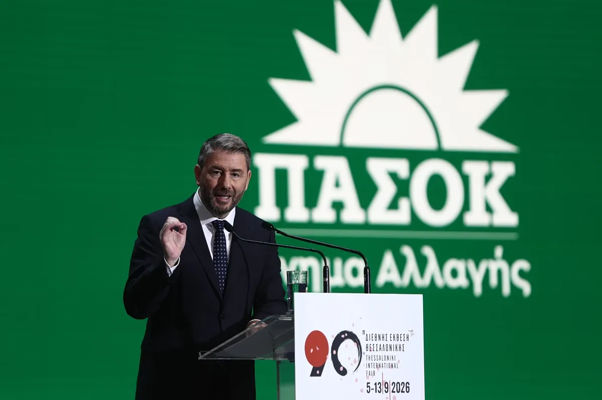 Ο Νίκος Ανδρουλάκης σε σύσκεψη στελεχών του ΠΑΣΟΚ