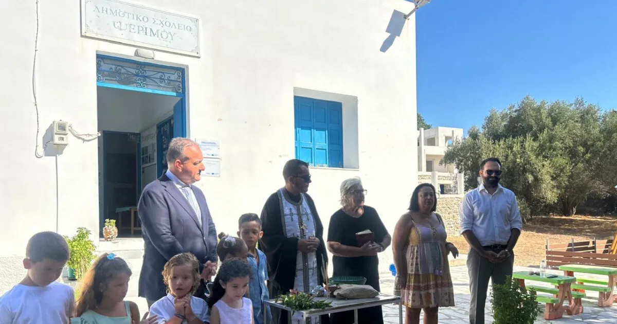 Το σχολείο της Ψερίμου γέμισε φέτος με έξι μαθητές