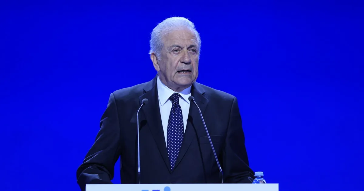 Ο Δημήτρης Αβραμόπουλος στη Βουλή κατά τη συζήτηση της ασυλίας
