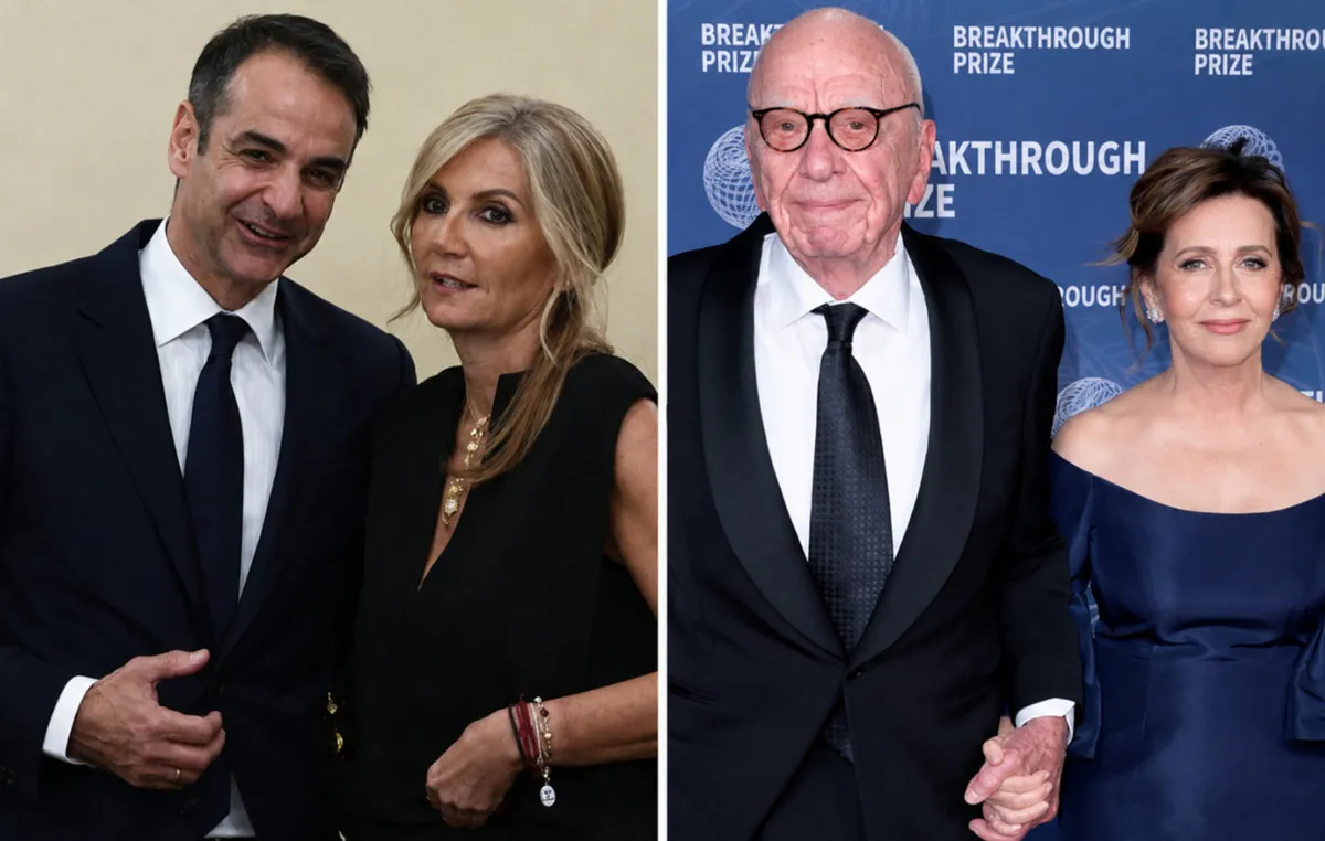 Ο Μητσοτάκης και ο Μέρντοχ σε γεύμα στο Μαξίμου