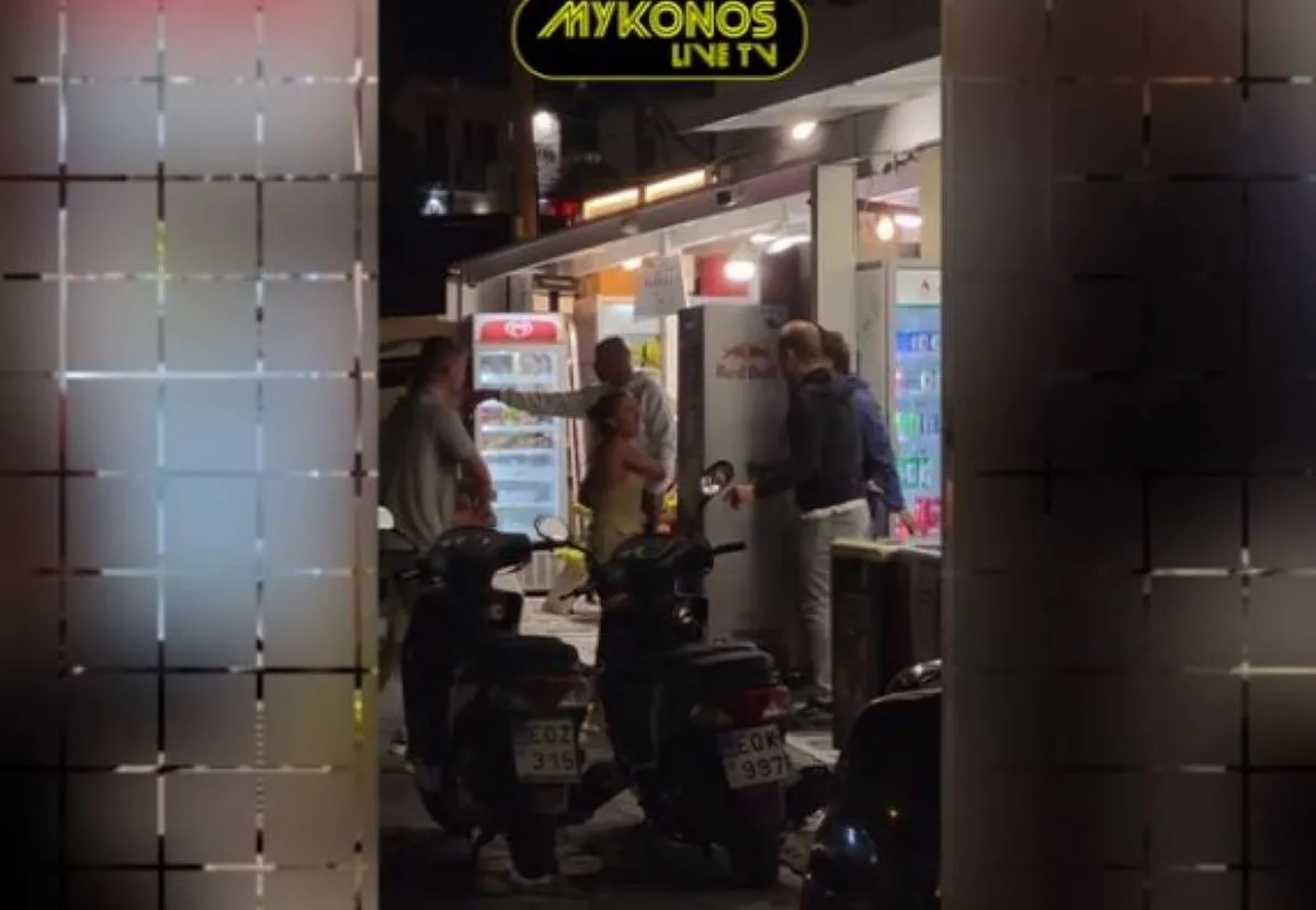 Συμπλοκή έξω από μίνι μάρκετ στη Φάμπρικα Μυκόνου