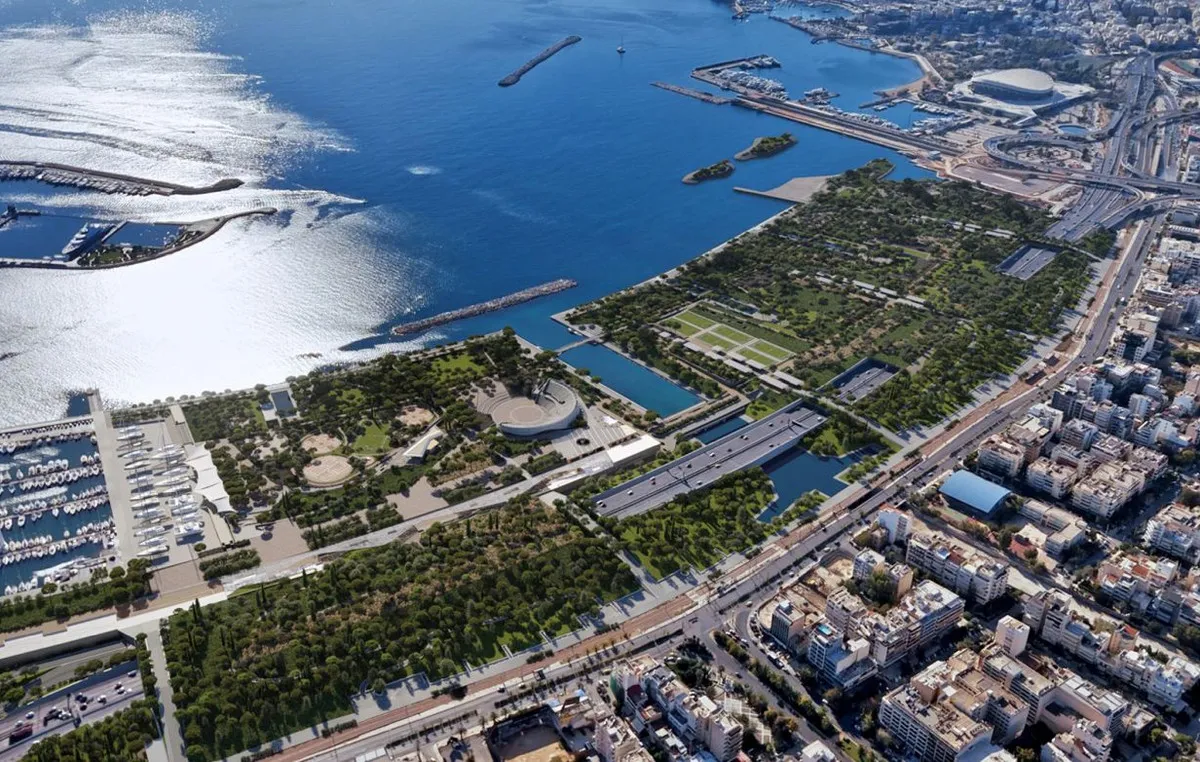 Μητροπολιτικό Πάρκο Αέναον στον Φαληρικό Όρμο