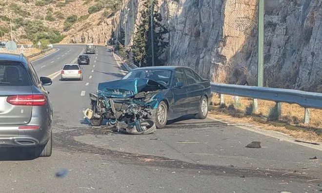 Τροχαίο ατύχημα σε δρόμο της Αττικής