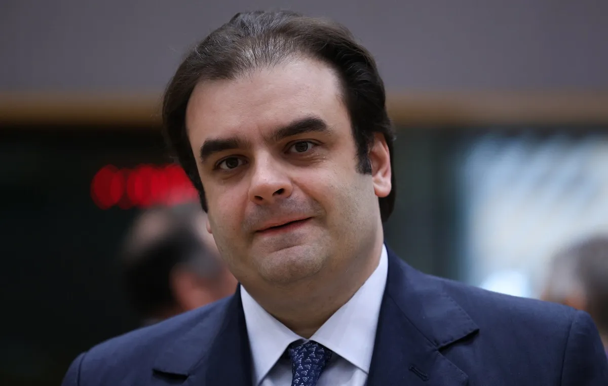 Ο Κυριάκος Πιερρακάκης στο Βερολίνο ως πρόεδρος Eurogroup
