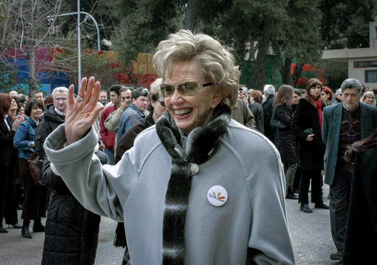 Η κηδεία της Μαργαρίτας Παπανδρέου στο Α' Νεκροταφείο