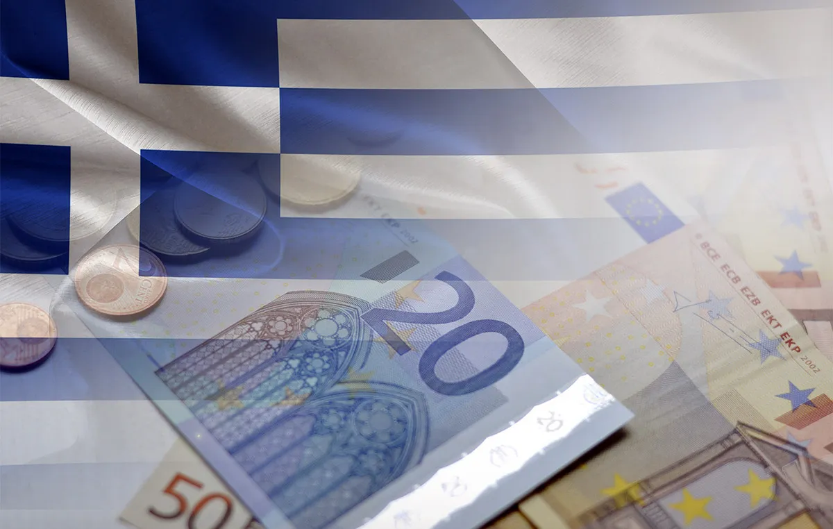 Γράφημα επενδύσεων Ελλάδας σε σχέση με την ΕΕ