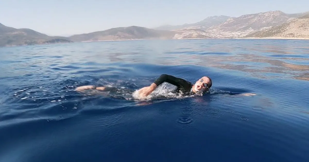 Σπύρος Χρυσικόπουλος κολύμβηση Ελλάδα Ιταλία Οτράντο
