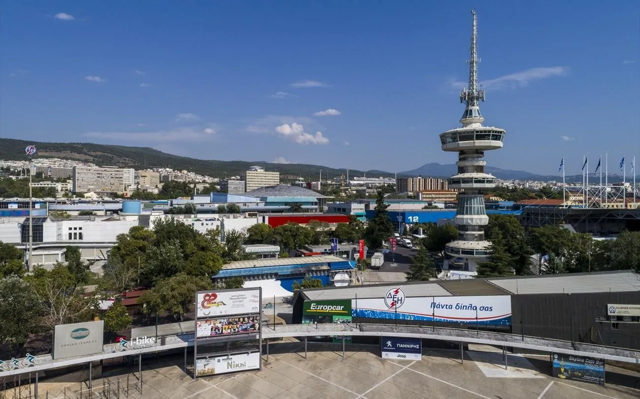 Ο εκθεσιακός χώρος της ΔΕΘ στη Θεσσαλονίκη