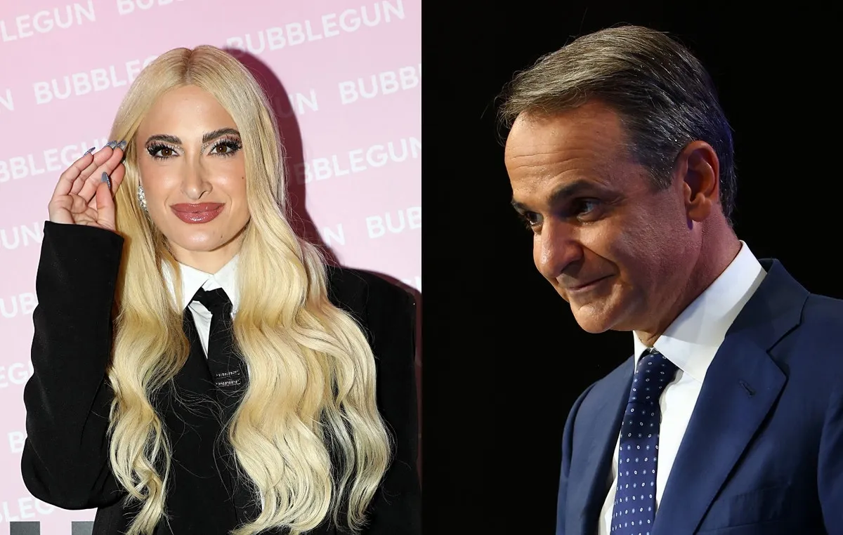 Ο Κυριάκος Μητσοτάκης και η Ιωάννα Τούνη στο Παρίσι
