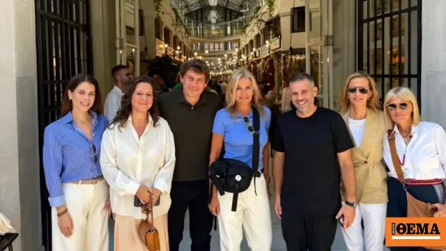 Η Μαρέβα Γκραμπόφσκι στην Αγορά Μοδιάνο στη Θεσσαλονίκη