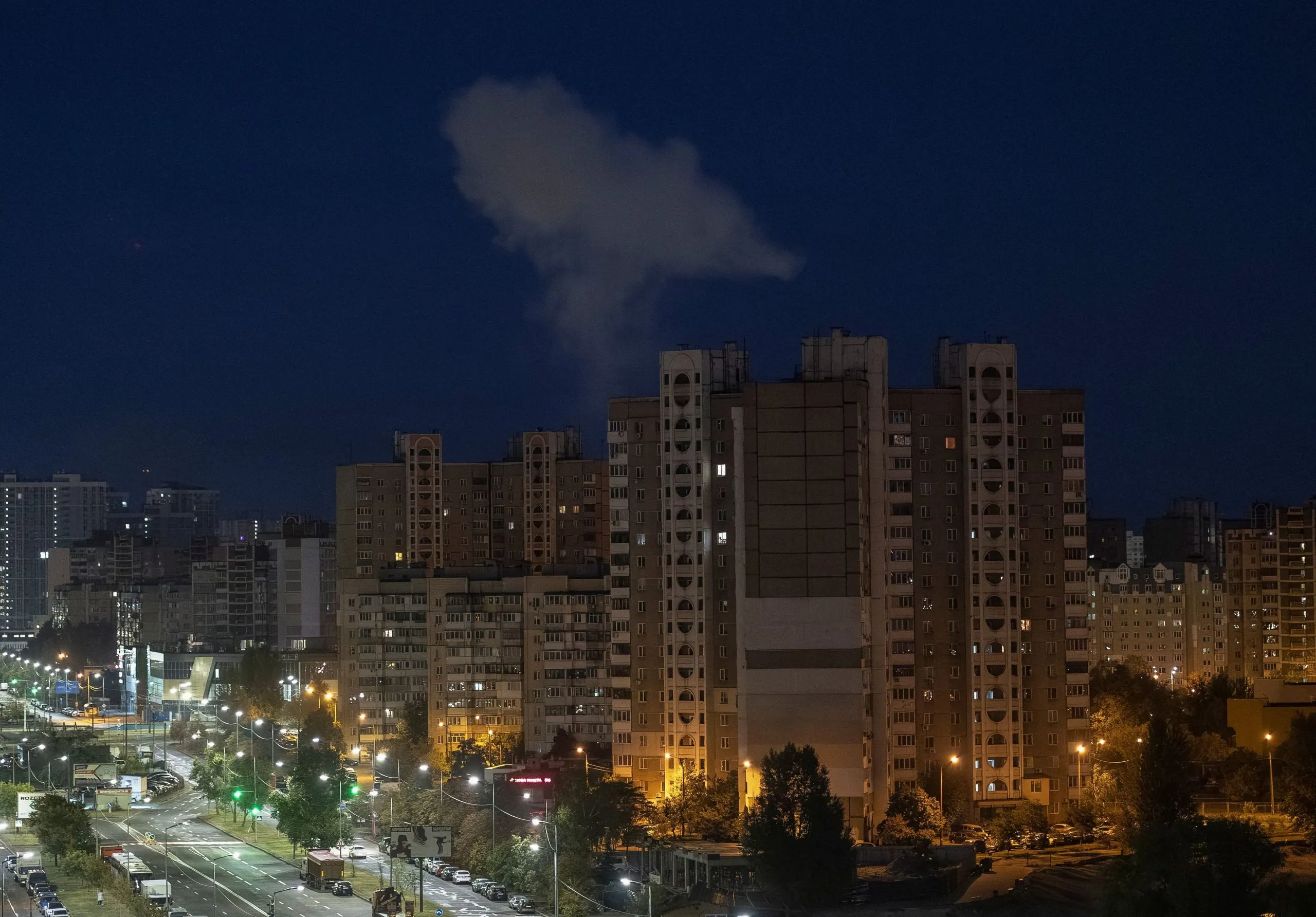 Έκρηξη μετά από ρωσική επίθεση με drones στο Κίεβο