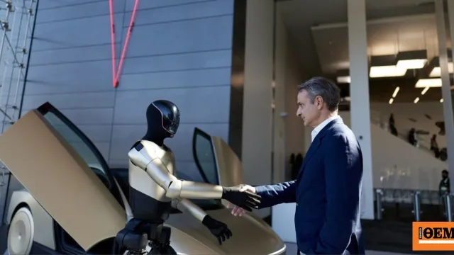Ο Μητσοτάκης στα γραφεία της Tesla στην Καλιφόρνια
