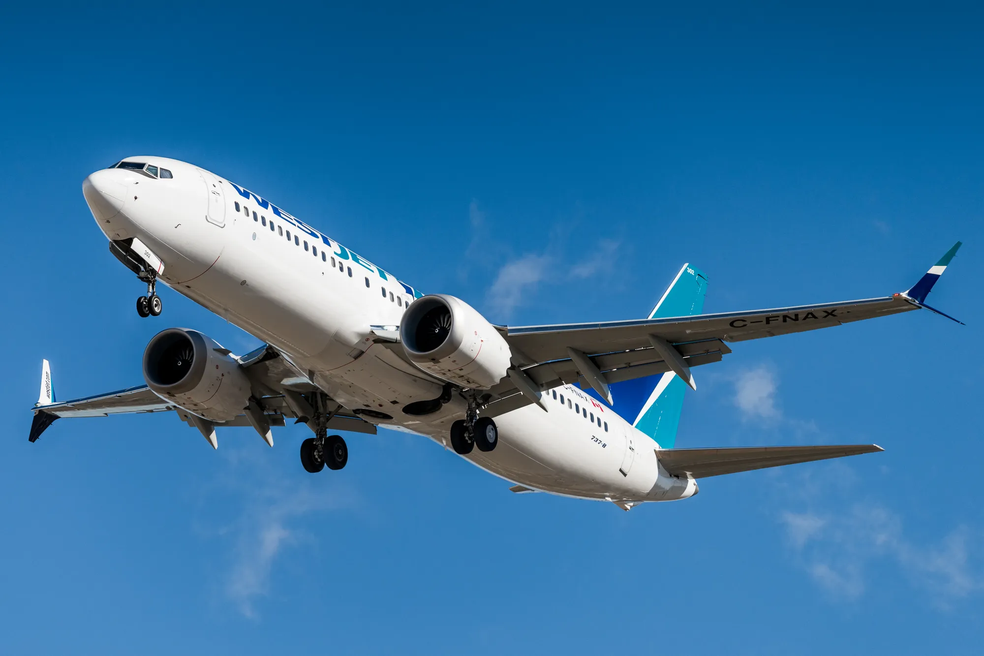 Αεροσκάφος Boeing 737 MAX σε πτήση