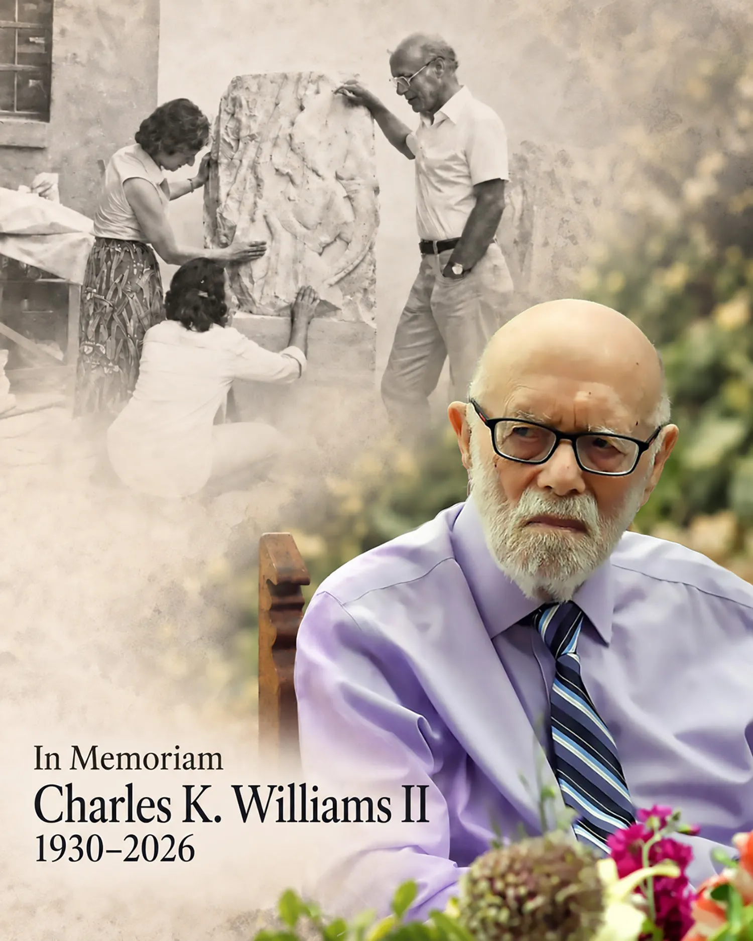 Ο αρχαιολόγος Charles Williams στις ανασκαφές της Κορίνθου