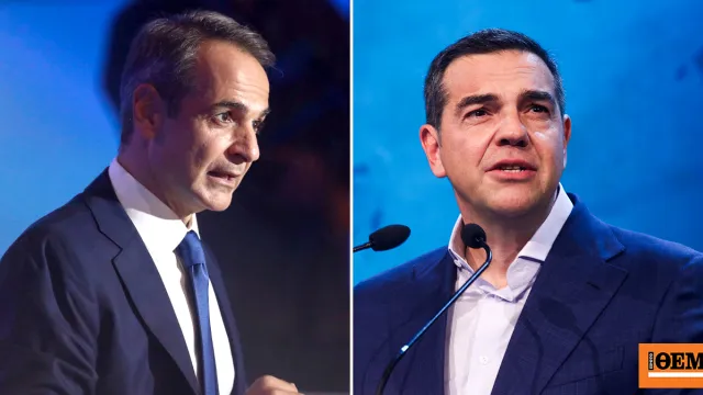 Ο Κυριάκος Μητσοτάκης στη συνέντευξη Τύπου στη ΔΕΘ