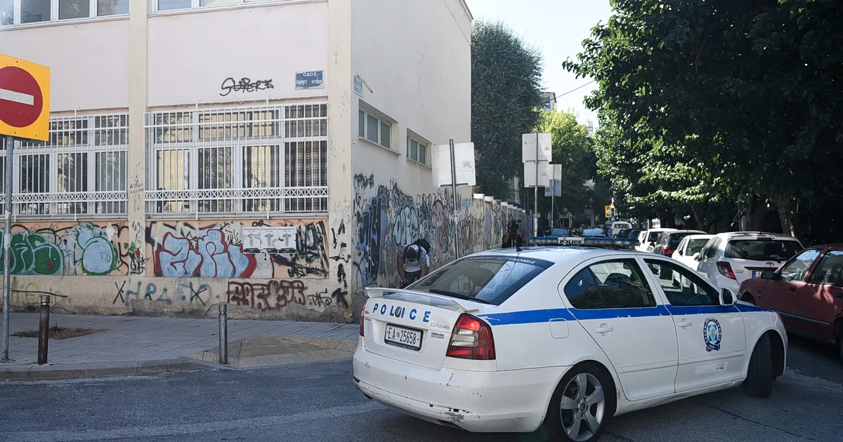 Γυμνάσιο στα Λαγκαδίκια Θεσσαλονίκης όπου σημειώθηκε η επίθεση με μαχαίρι