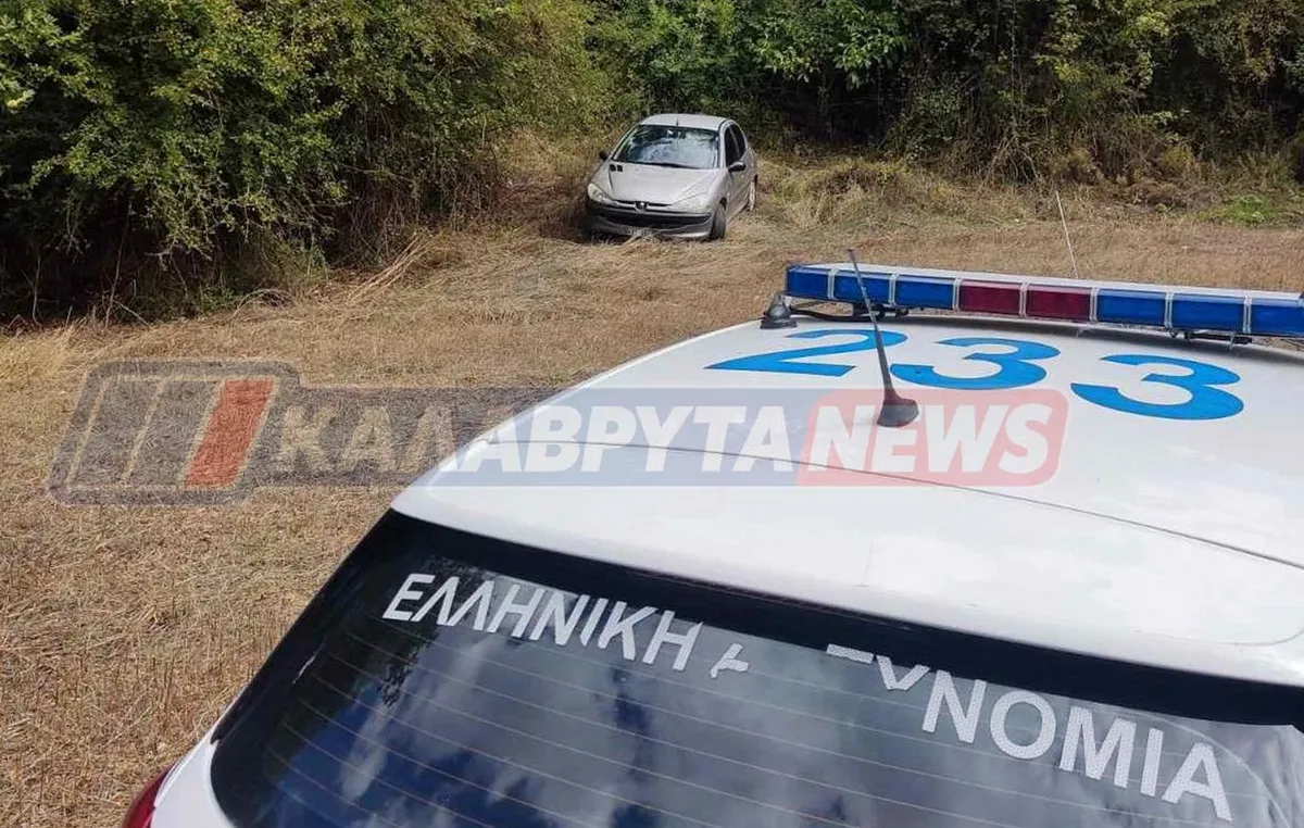 Περιπολικό αστυνομίας σε καταδίωξη στα Καλάβρυτα