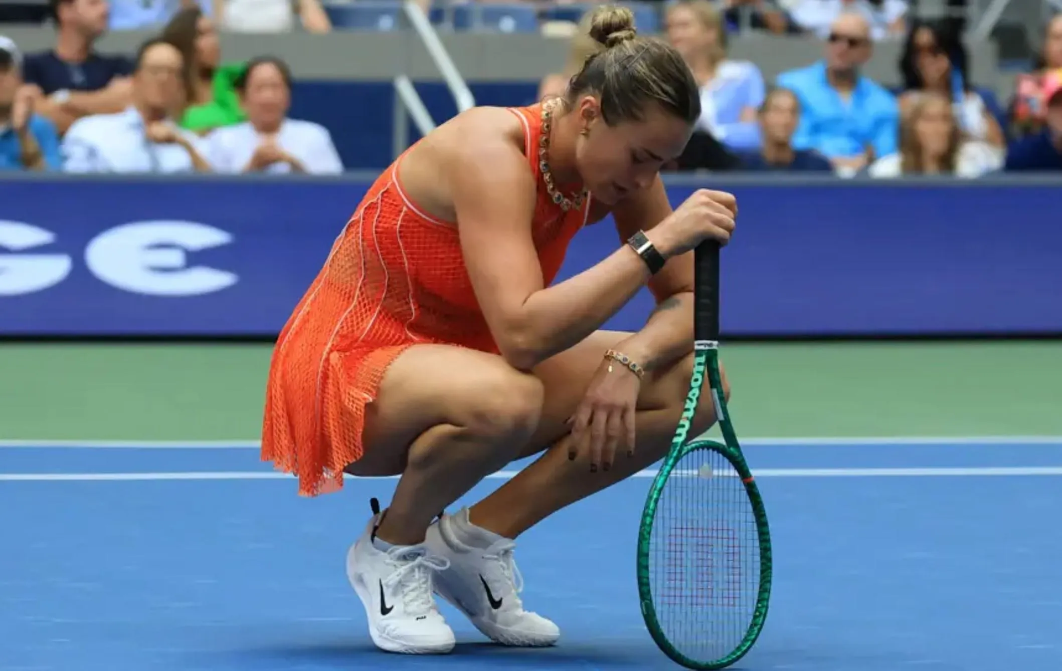Η Σαμπαλένκα σπάει τη ρακέτα της στο US Open