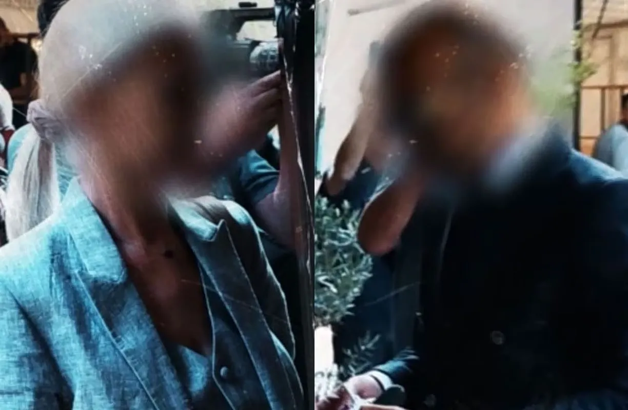 Ο Γιώργος Μαζωνάκης σε συναυλία με μικρόφωνο