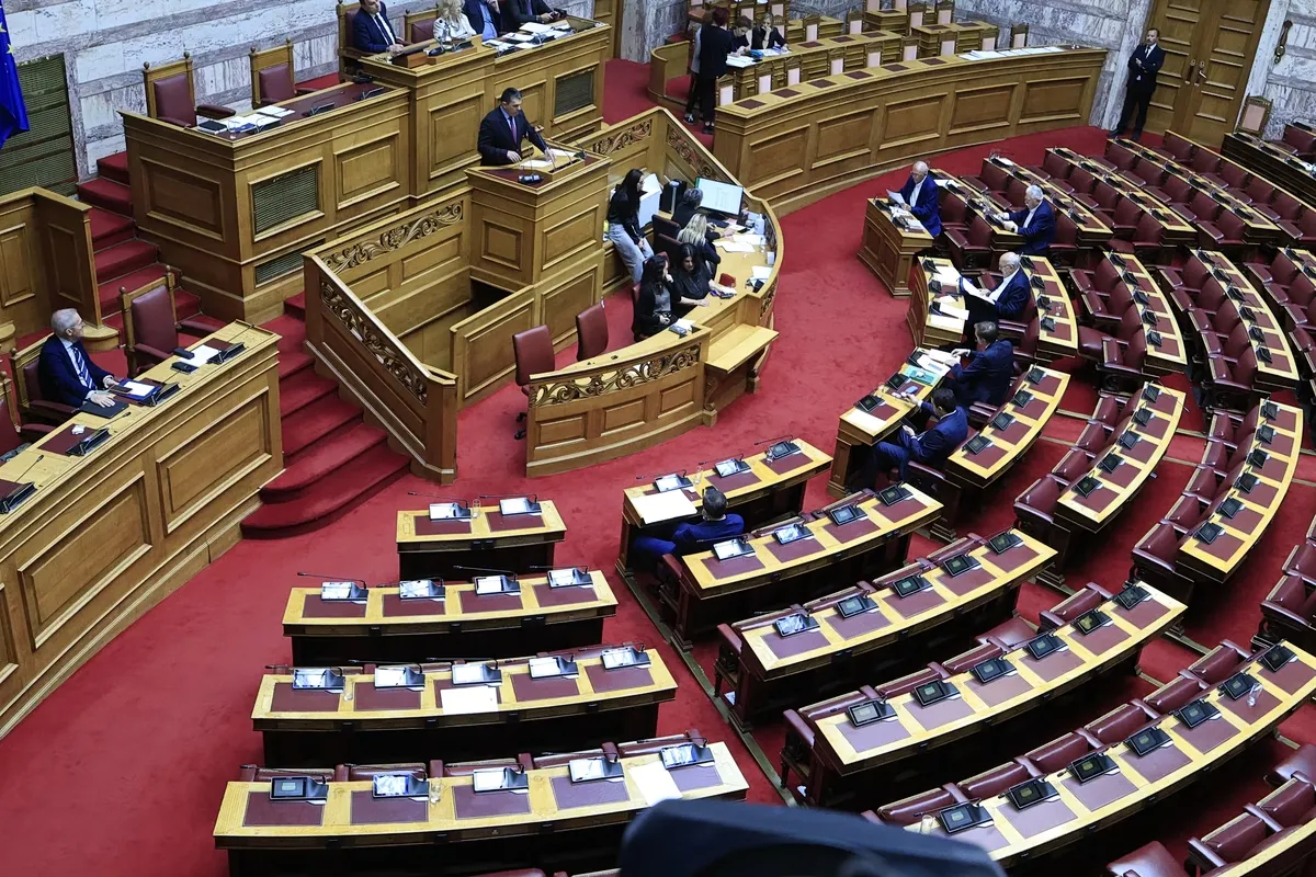 Ολομέλεια Βουλής κατά τη ψηφοφορία άρσης ασυλίας