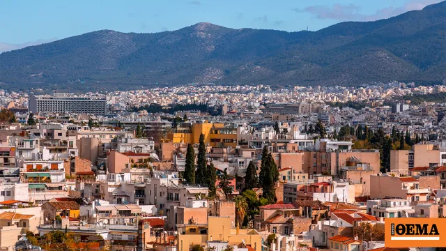 Γράφημα με άνοδο τιμών διαμερισμάτων στην Ελλάδα