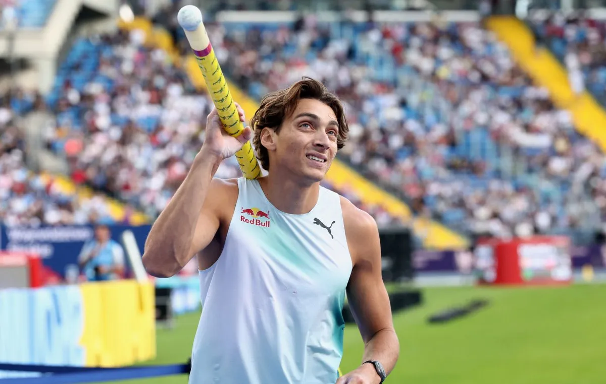 Ο Καραλής πανηγυρίζει στο Diamond League Βρυξελλών