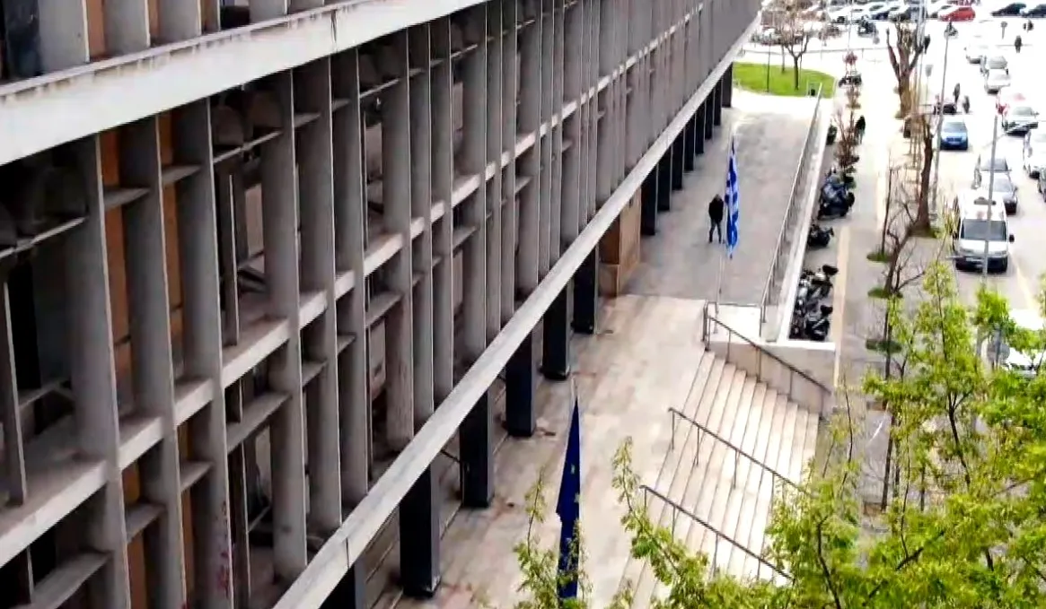 Γυμνάσιο στα Λαγκαδίκια Θεσσαλονίκης όπου σημειώθηκε η επίθεση με μαχαίρι