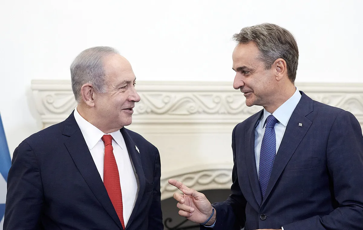 Ο Μητσοτάκης και ο Νετανιάχου σε συνάντηση στη Νέα Υόρκη