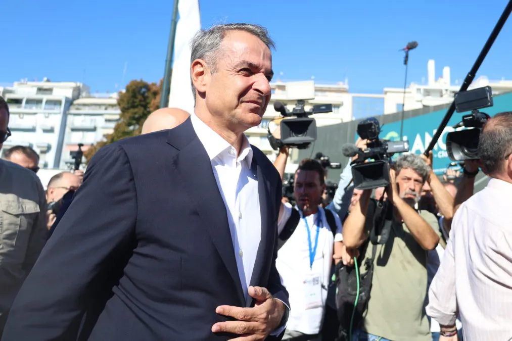 Ο Μητσοτάκης στα εγκαίνια της 90ής ΔΕΘ