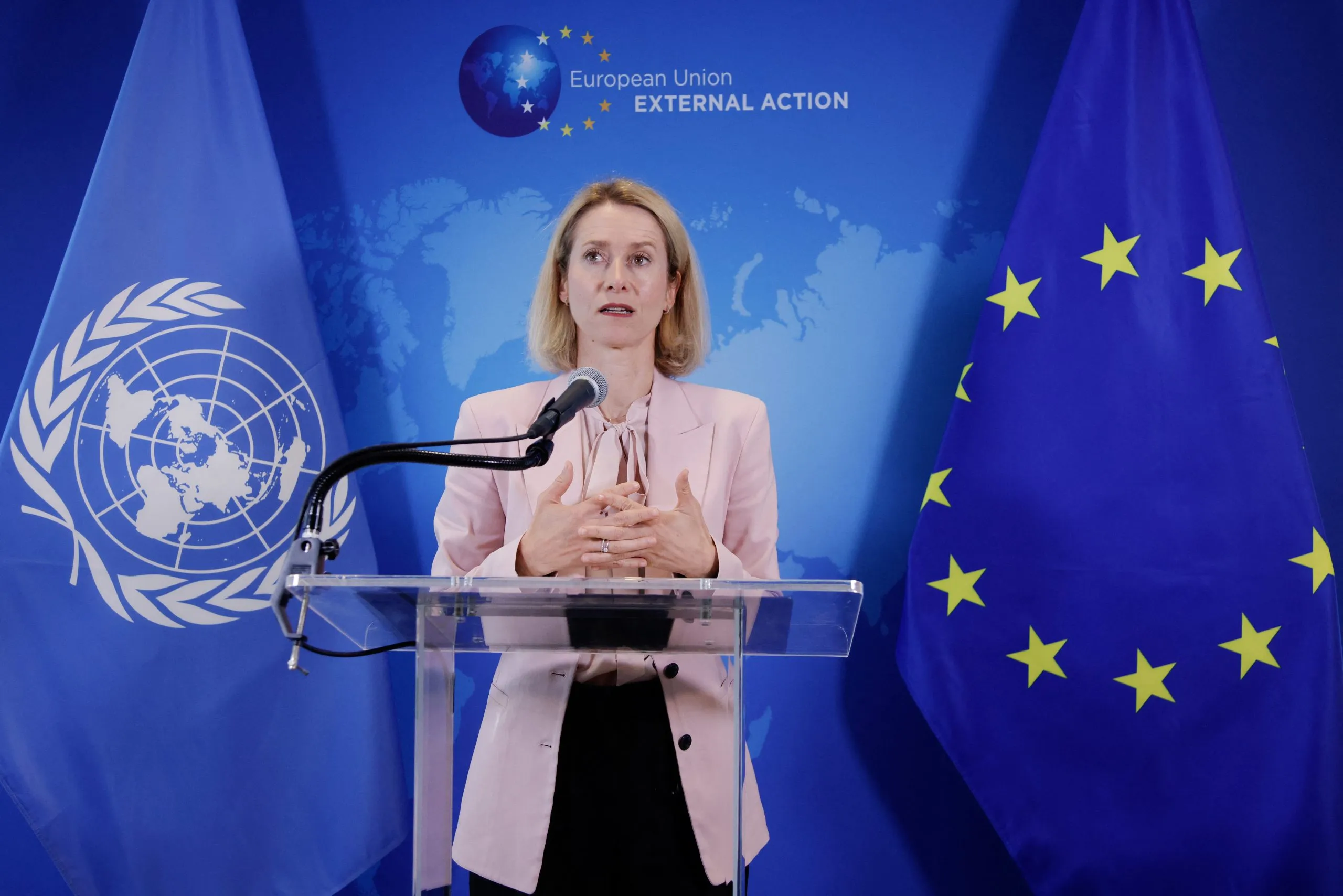 Η Κάγια Κάλας μιλά για τις κυρώσεις κατά της Ρωσίας