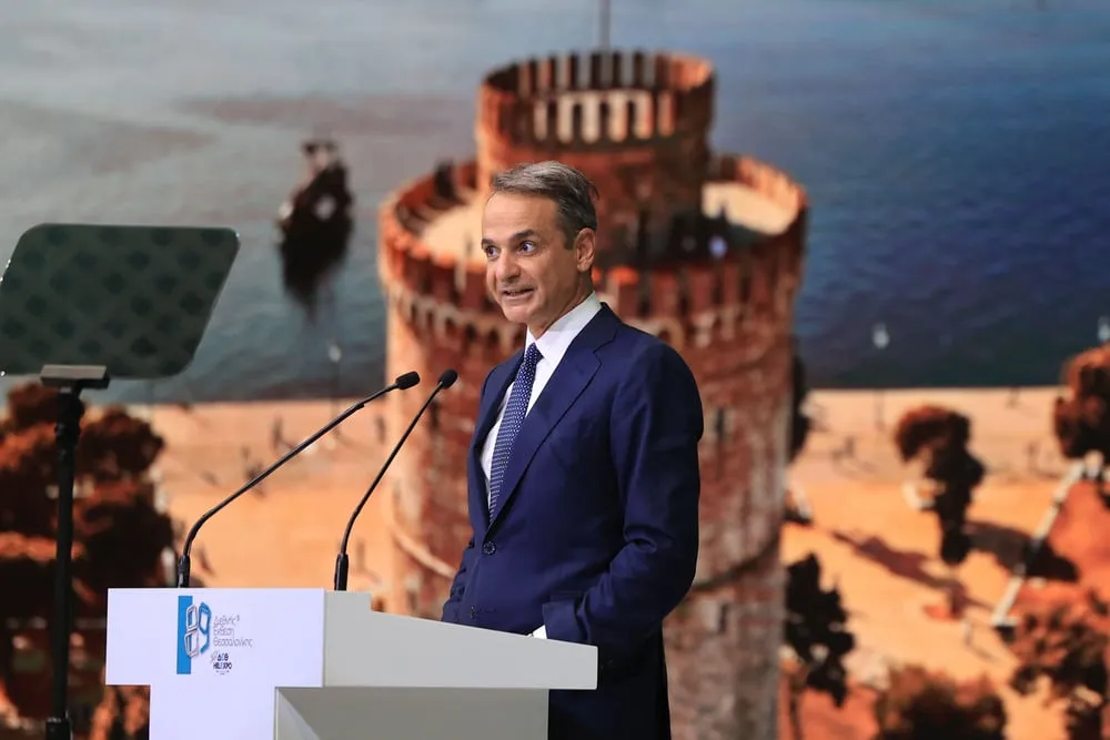 Ο Μητσοτάκης στα εγκαίνια της ΔΕΘ στη Θεσσαλονίκη