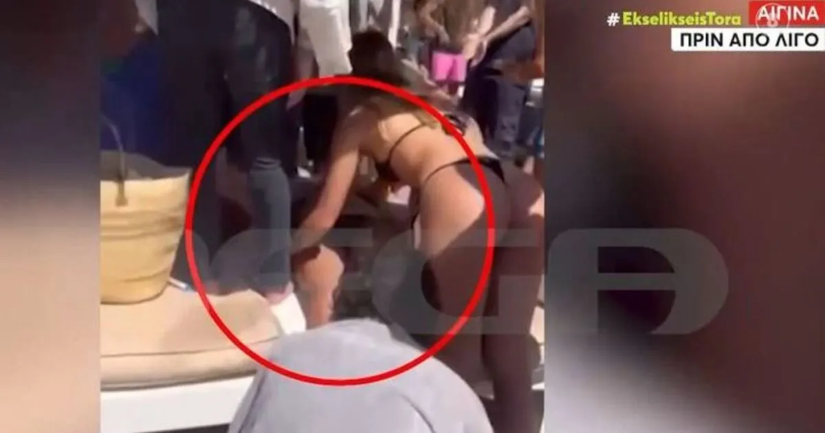 Παραλία Κλήμα Αίγινα ασθενοφόρο διάσωση
