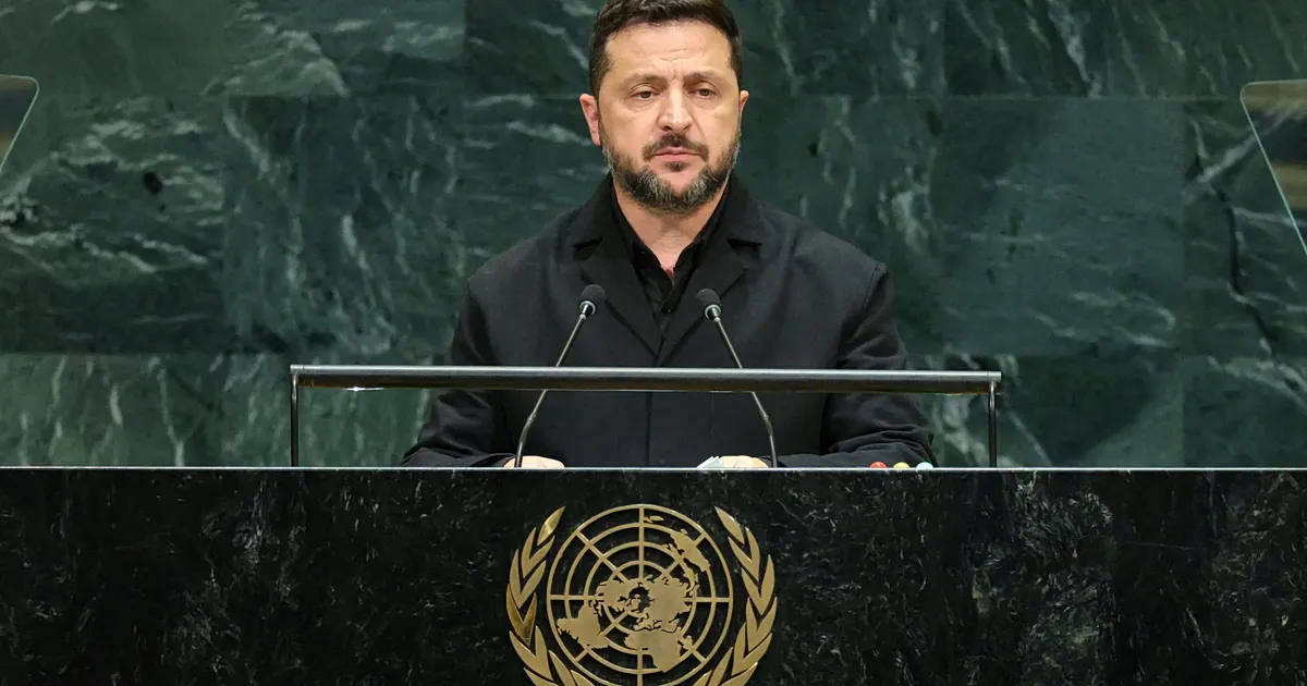 Ο Ζελένσκι μιλά στη Γενική Συνέλευση του ΟΗΕ