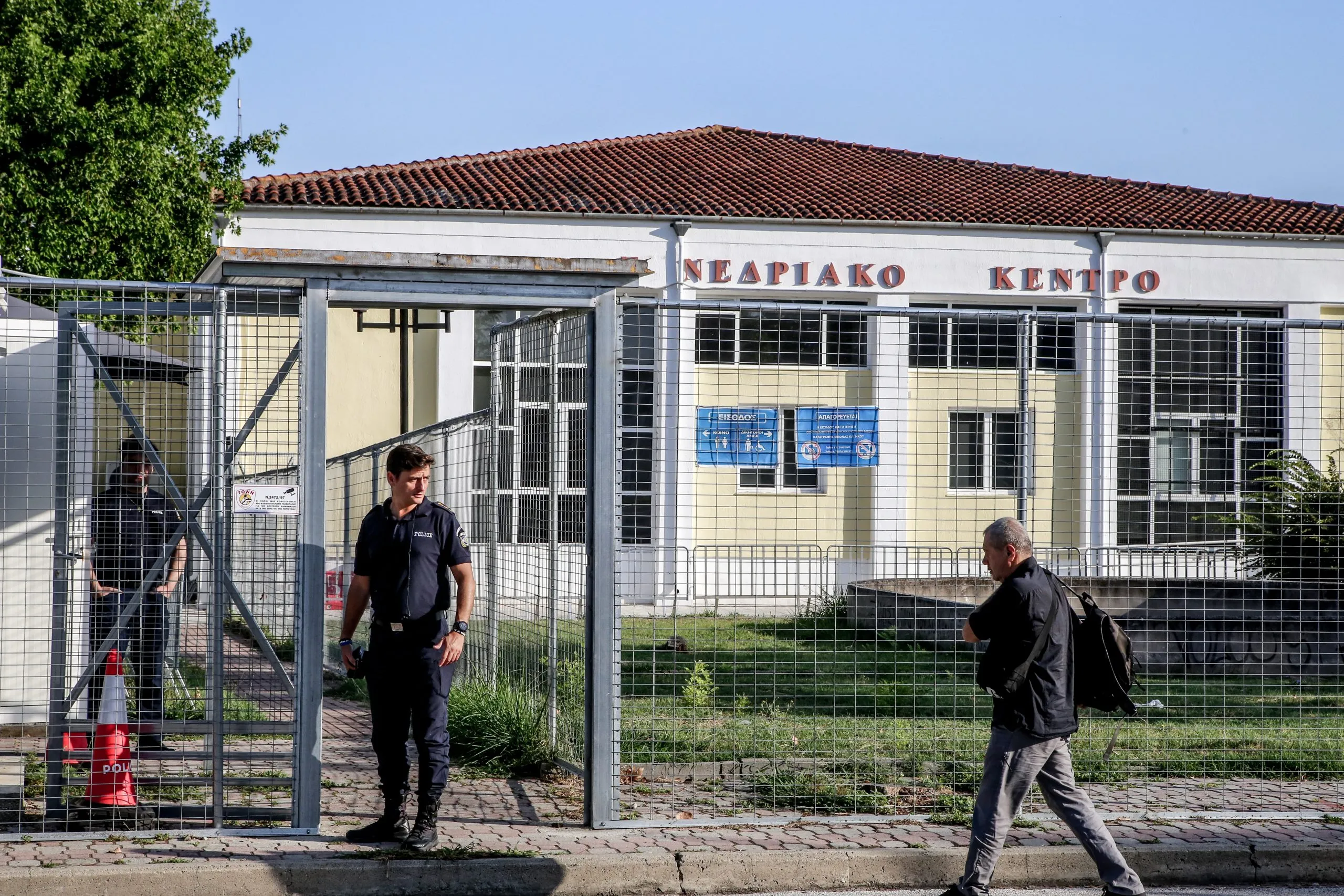 Η αίθουσα της δίκης για τα Τέμπη στη Λάρισα