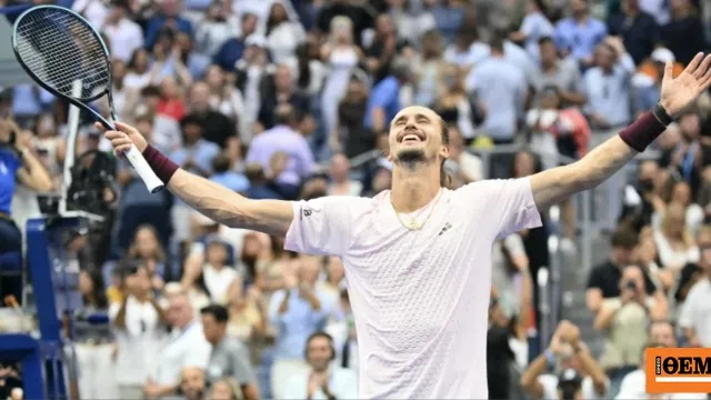 Ο Ζβέρεφ πανηγυρίζει την κατάκτηση του US Open
