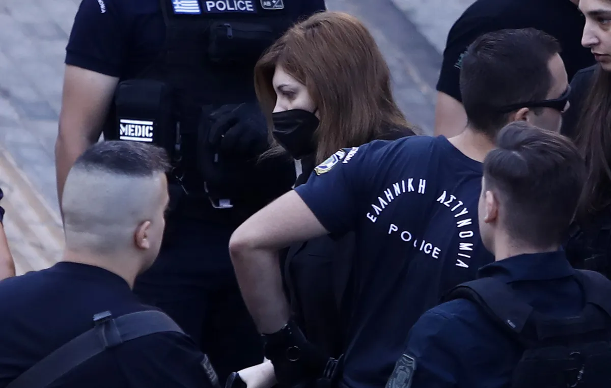 Η Ρούλα Πισπιρίγκου φτάνει στο Εφετείο Αθηνών