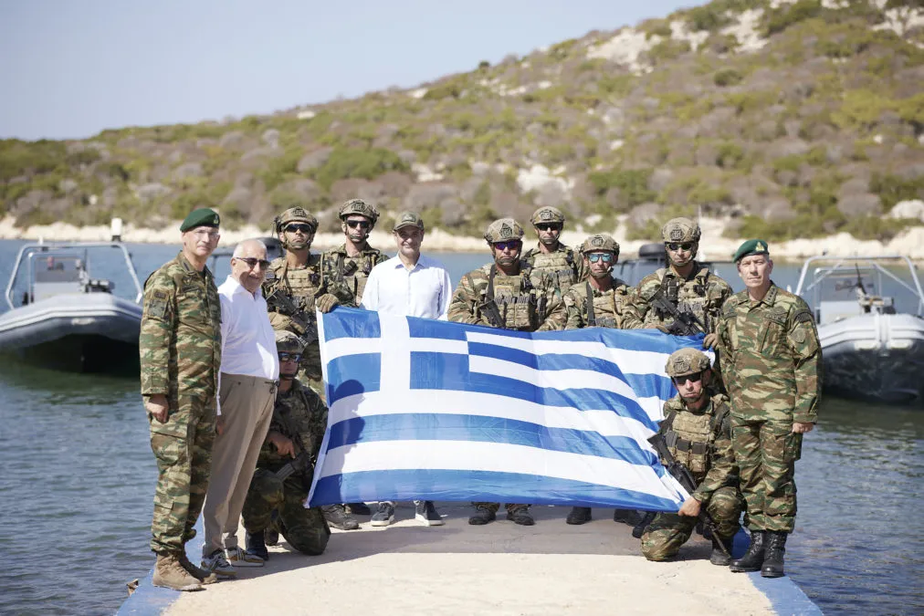Ο Μητσοτάκης επισκέφθηκε πρώτη φορά Ρω και Στρογγύλη