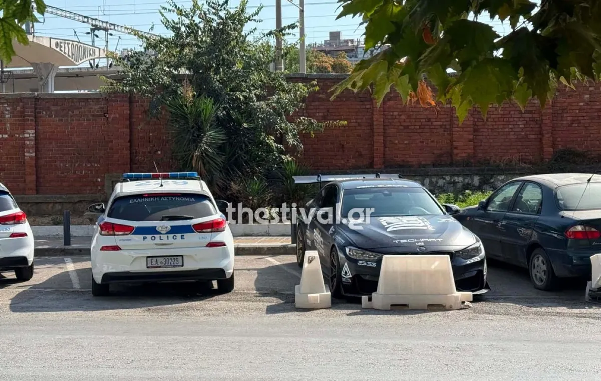 24χρονος οδηγός κάνει drift στη Θεσσαλονίκη