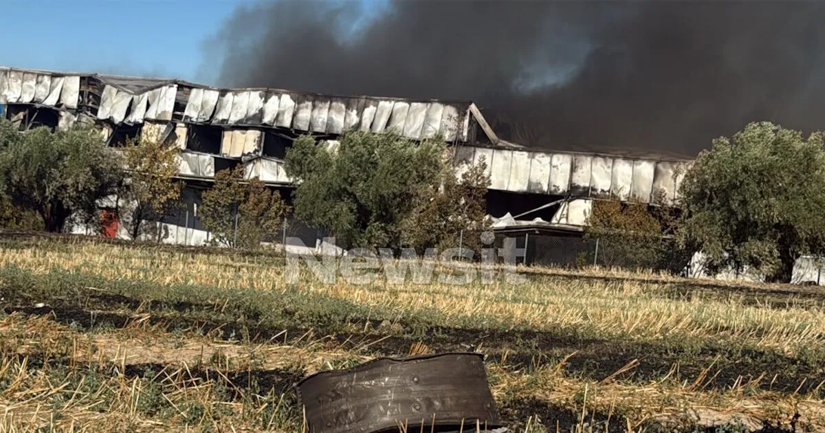 Συντριβή μαχητικού Phantom με φωτιά στην Τανάγρα