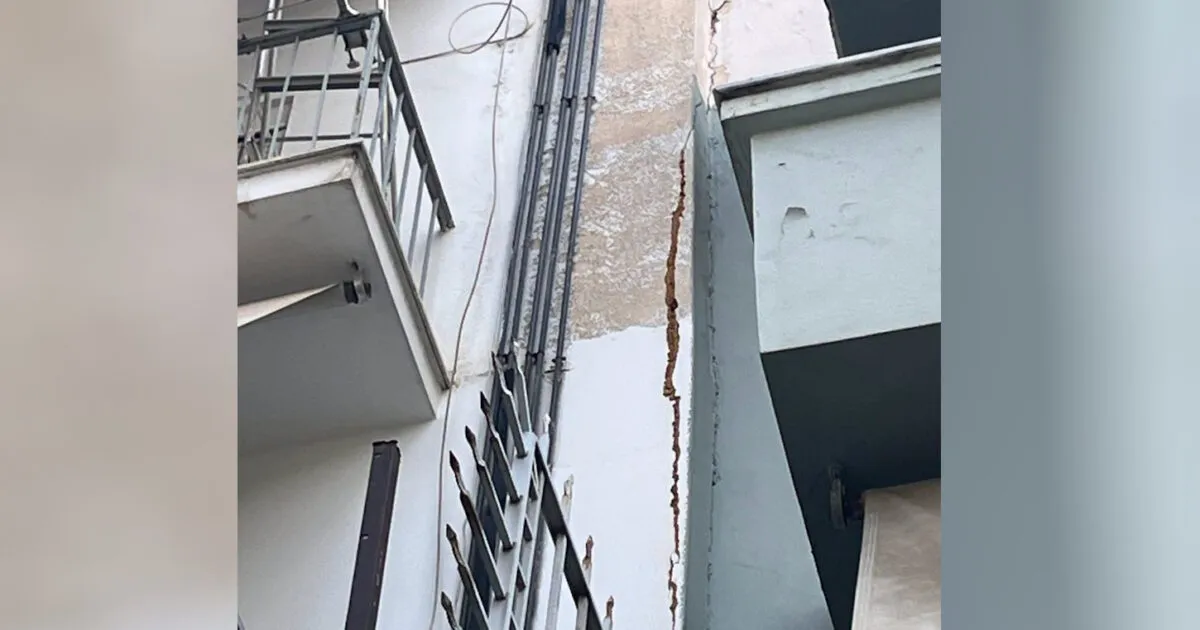 Ρωγμές σε κτίριο της Κυψέλης από εργασίες μετρό