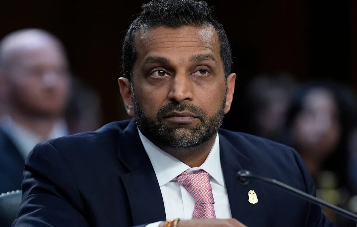 Ο διευθυντής του FBI Κας Πατέλ σε ακρόαση στη Γερουσία