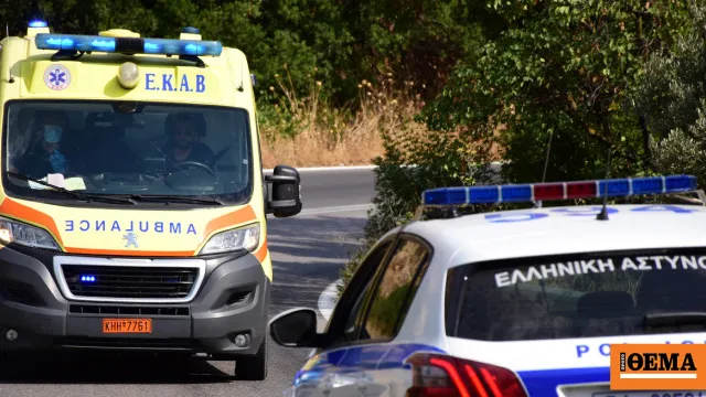 Τροχαίο δυστύχημα στην Κομοτηνή με μοτοσικλέτα