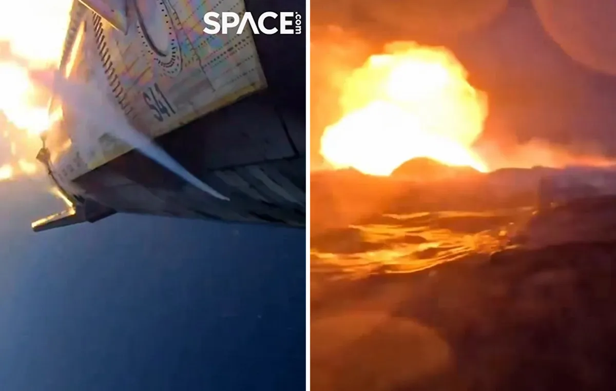 Ο πύραυλος Starship της SpaceX σε τροχιά γύρω από τη Γη
