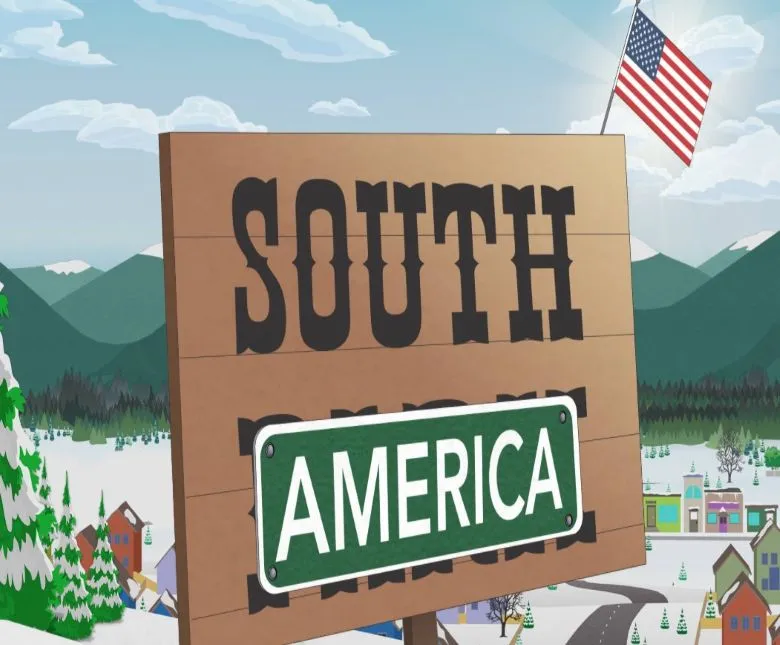 Λογότυπο South Park με αναφορά στον Τραμπ