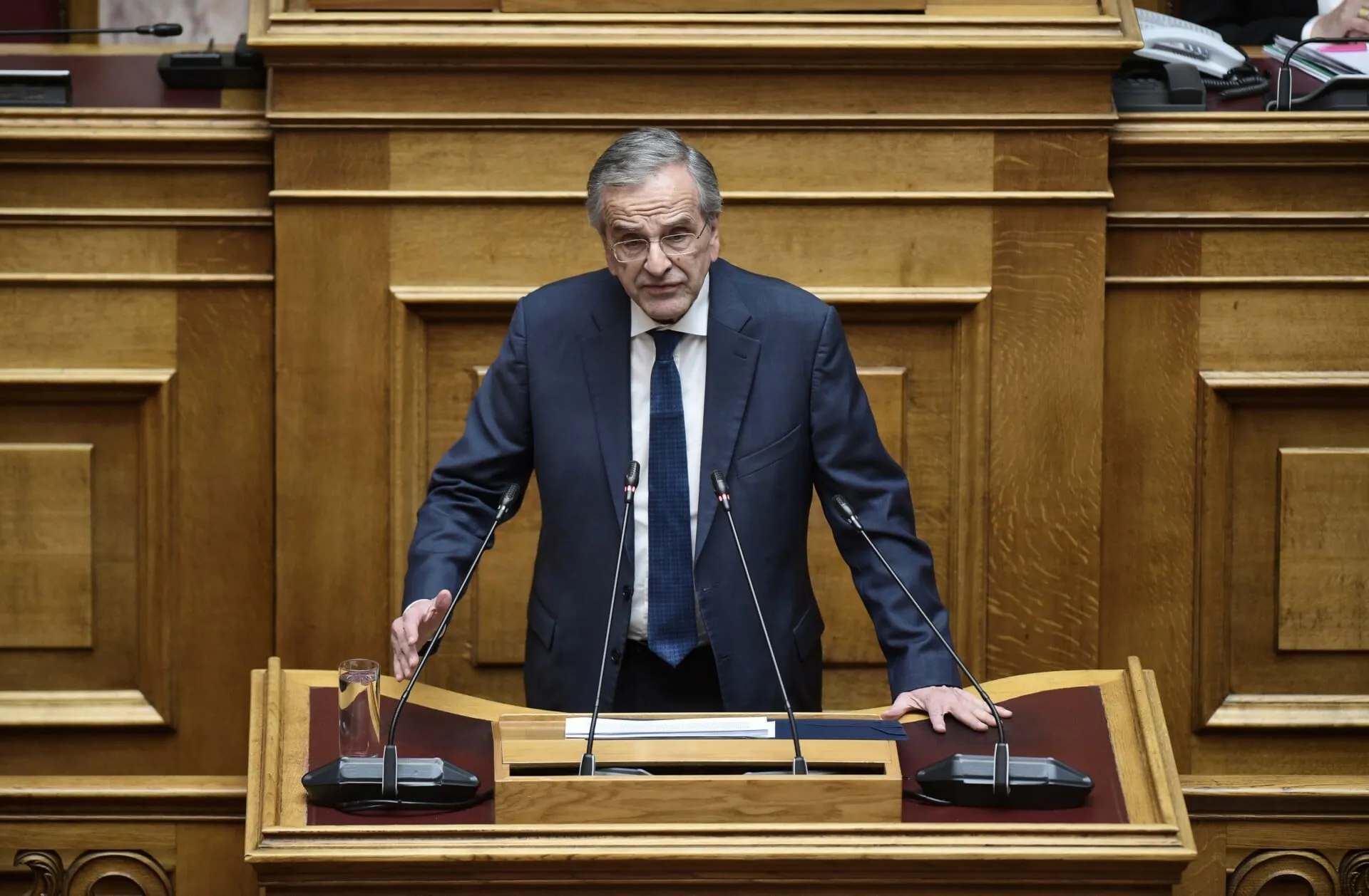 Ο Αντώνης Σαμαράς σε δήλωσή του κατά του Αλέξη Τσίπρα