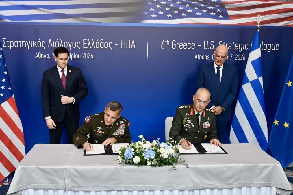 Δένδιας και Ρούμπιο υπογράφουν συμφωνία Ελλάδας Φλόριντα