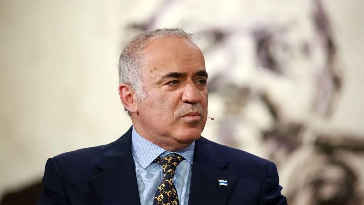 Ο Γκάρι Κασπάροφ σε συνέντευξη τύπου